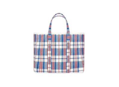 BALENCIAGA Women's Barbes Medium East-West Shopper Bag "Blue"