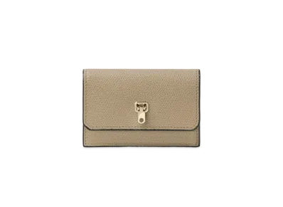 Valextra Brella Card Case "Oyster Gray"