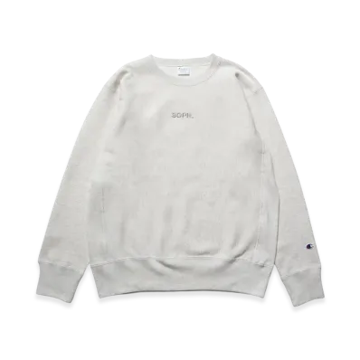 Champion x SOPH. Reverse Weave Crewneck Sweat "Off White"