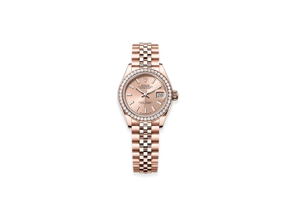 ROLEX Lady-Datejust 28mm Everose Gold Diamond 279135RBR "Rose-colour"