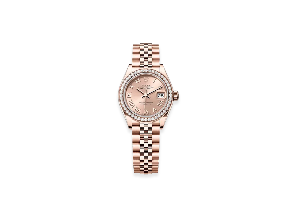 ROLEX Lady-Datejust 28mm Everose Gold Diamond 279135RBR "Rose-colour"