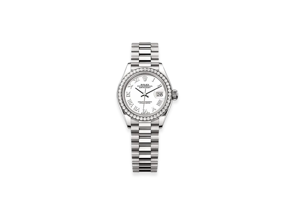 ROLEX Lady-Datejust 28mm White Gold Diamond 279139RBR "White"