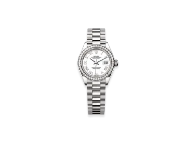 ROLEX Lady-Datejust 28mm White Gold Diamond 279139RBR "White"
