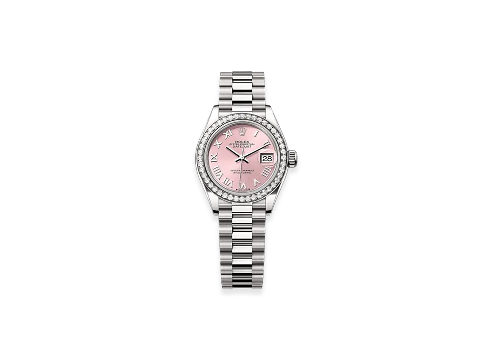 ROLEX Lady-Datejust 28mm White Gold Diamond 279139RBR "Pink"