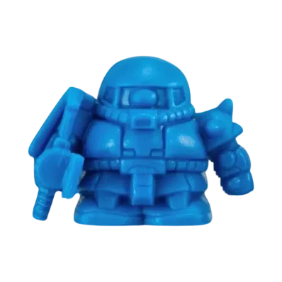 BANDAI "Gachapon Senshi SD Mecha Robokeshi" -MOBILE SUIT GUNDAM- Ver.フラグメント Zaku II Blue