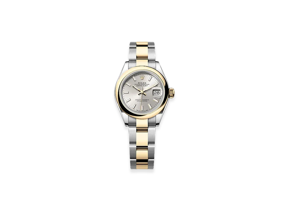 ROLEX Lady-Datejust 28mm Oystersteel & Yellow Gold 279163 "Silver"
