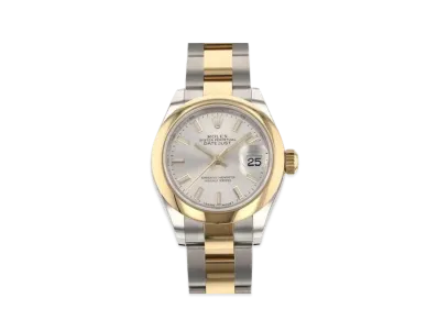 ROLEX Lady-Datejust Oyster 28mm "Silver/Oyster Steel/Yellow Gold"