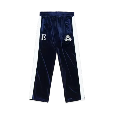 PALACE ELTON JOHN VELOUR TRACK BOTTOMS "Navy"