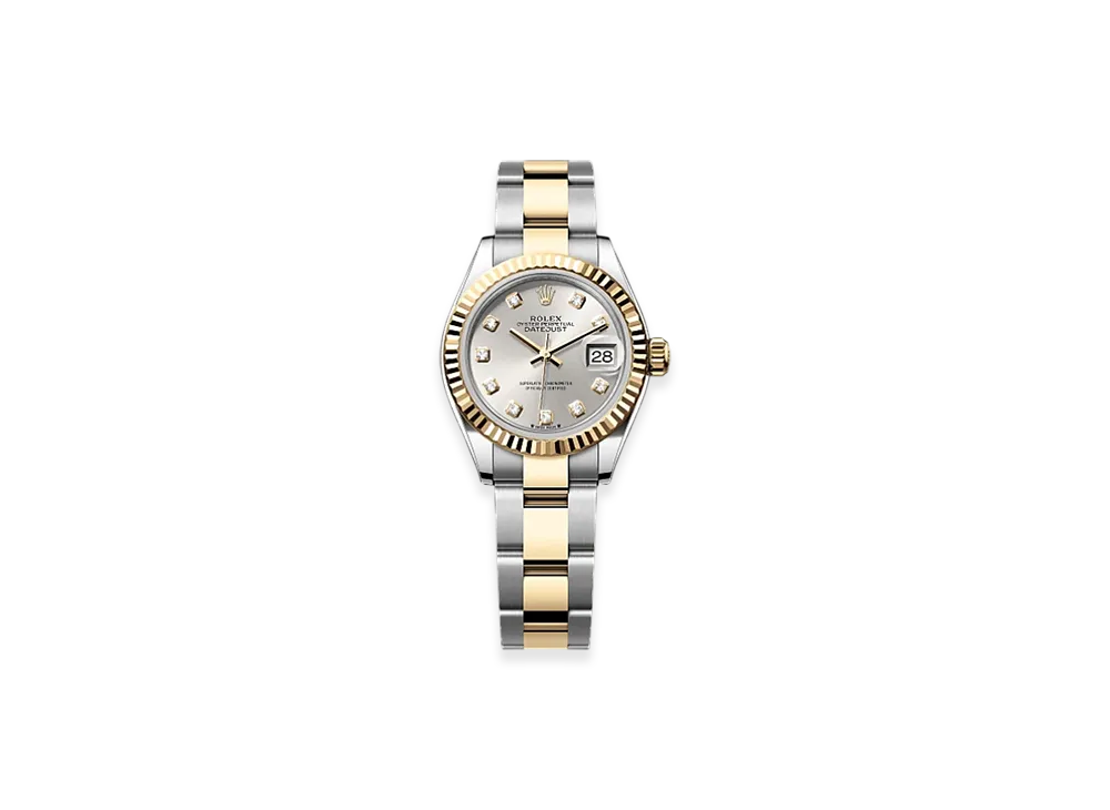 ROLEX Lady-Datejust 28mm Oystersteel & Yellow Gold 279173 "Silver"