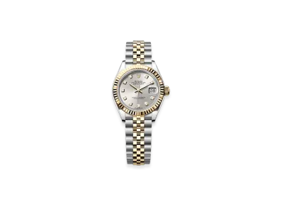 ROLEX Lady-Datejust 28mm Oystersteel & Yellow Gold 279173 "Silver"