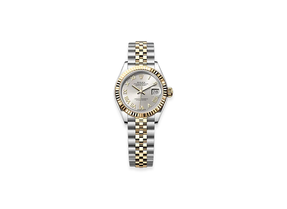 ROLEX Lady-Datejust 28mm Oystersteel & Yellow Gold 279173 "Silver"
