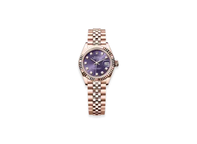 ROLEX Lady-Datejust 28mm Everose Gold 279175 "Aubergine"
