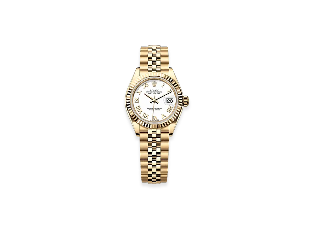ROLEX Lady-Datejust 28mm Yellow Gold 279178 "White"