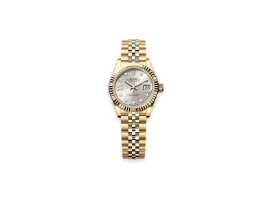 ROLEX Lady-Datejust 28mm Yellow Gold 279178 "Silver"
