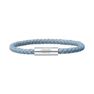 Hermes Goliath Bracelet "Bleu Lin/Palladium"