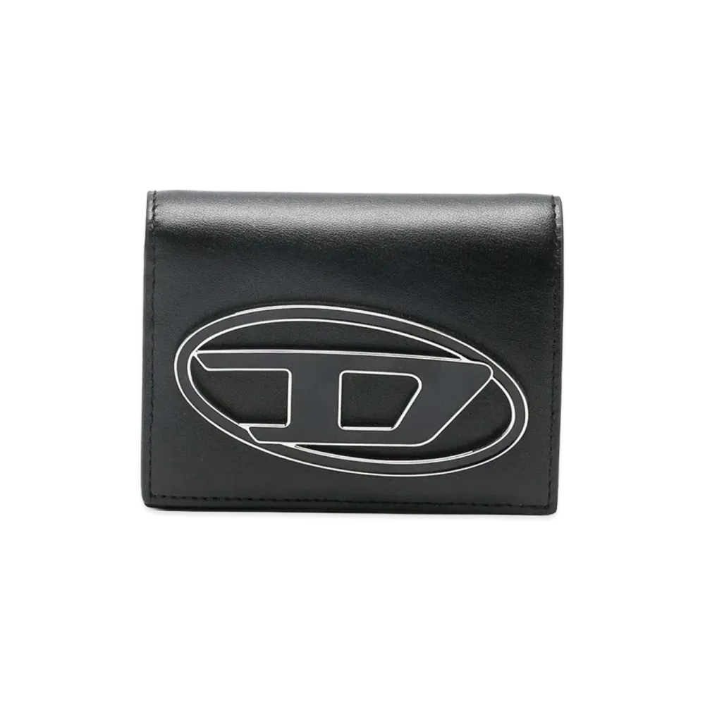 Diesel Women's Wallet In Leather With Logo "Black"