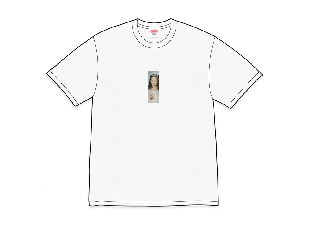 Supreme Prayer Card Box Logo Tee "White"