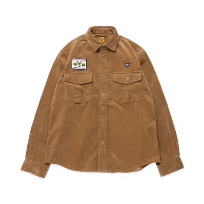 HUMAN MADE CORDUROY WORKSHIRT "Beige"