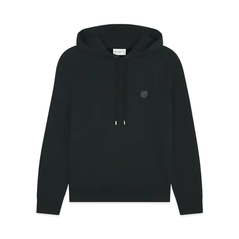 Maison Kitsune Bold Fox Head Patch Oversize Hoodie "Black"