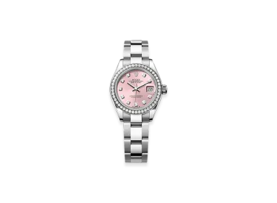 ROLEX Lady-Datejust 28mm Oystersteel & White Gold Diamond 279384RBR "Pink"