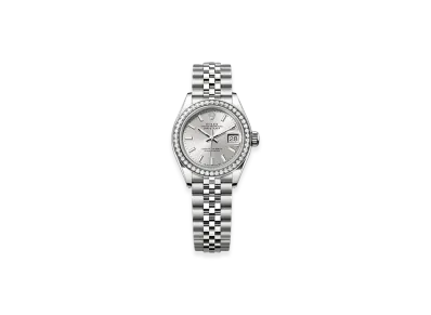 ROLEX Lady-Datejust 28mm Oystersteel & White Gold Diamond 279384RBR "Silver"