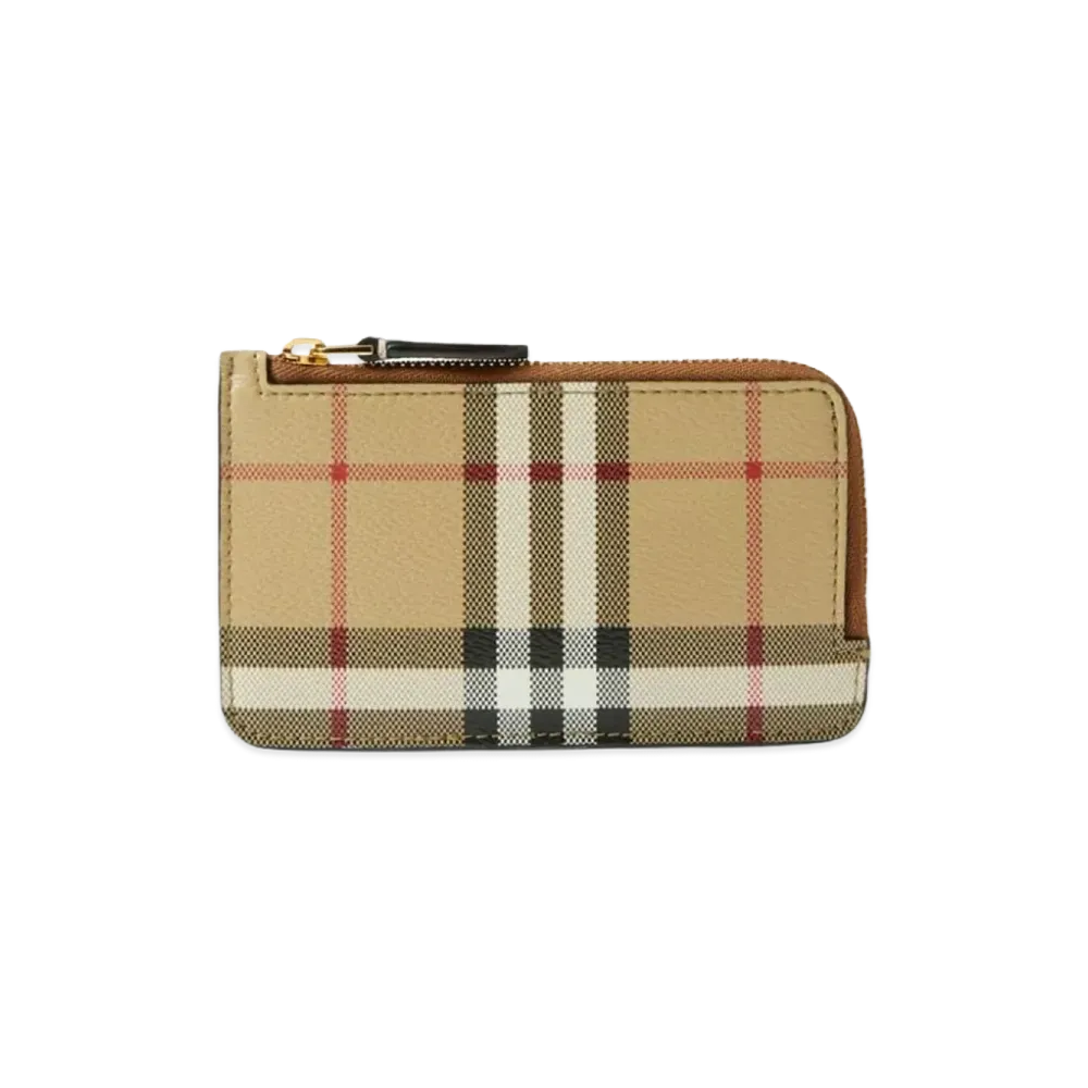 Burberry Women's Printed Canvas Card Holder "Beige"