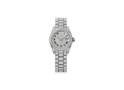 ROLEX Lady-Datejust 28mm White Gold Diamond 279459RBR "Pave diamonds"