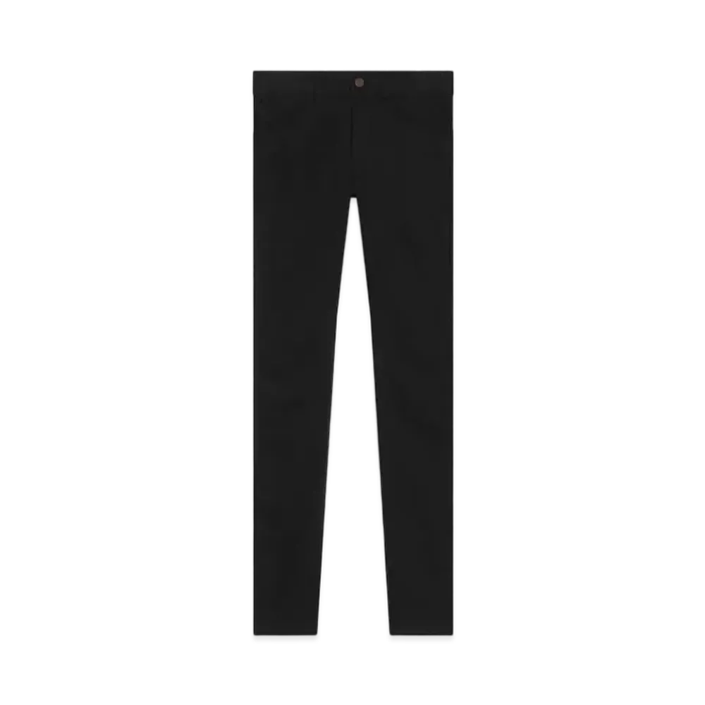 CELINE Skinny Jeans / Black Denim "Pure Black"