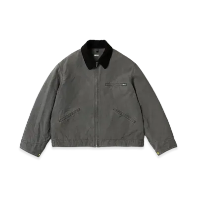 A.PRESSE Vintage Silk Cotton Detroit Jacket "Gray"