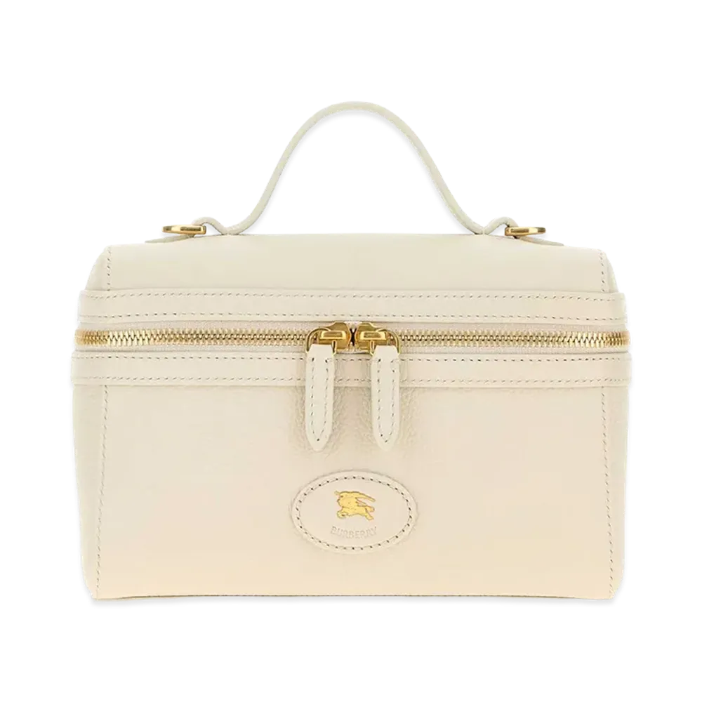 Burberry Women's Leather Bloomsbury Handbag "White/Ivory"