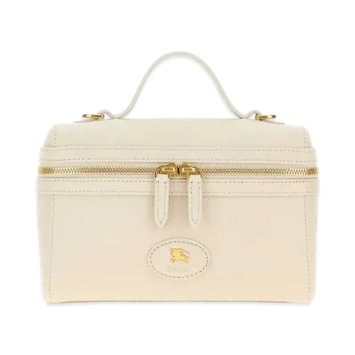Burberry Women's Leather Bloomsbury Handbag "White/Ivory"
