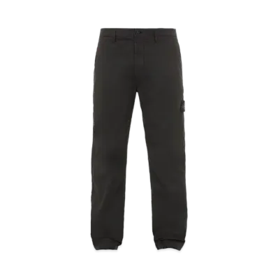 Stone Island 30310 STRETCH COTTON GABARDINE_REGULAR FIT "Black"