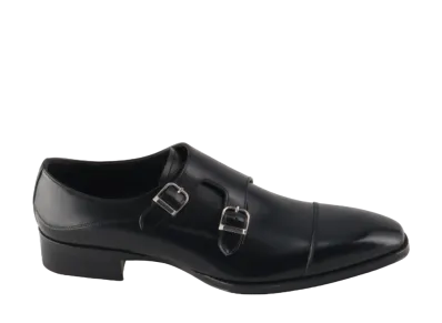 REGAL Monk Strap Calf Leather "Black" 27ELBD