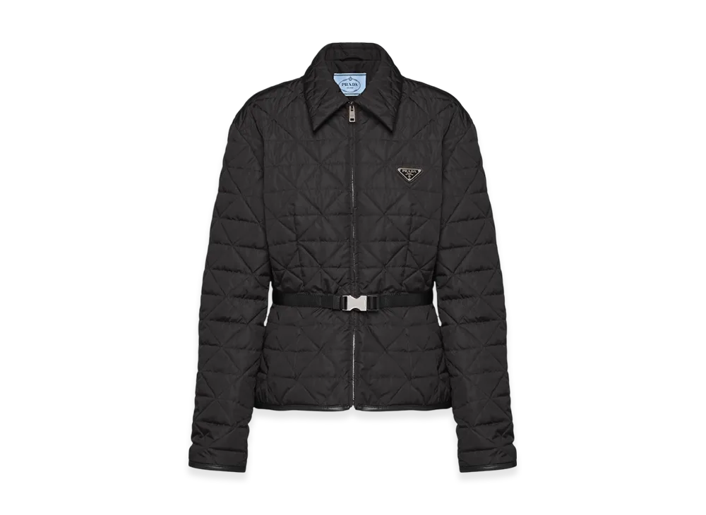 PRADA Women's Re-Nylon Cropped Jacket "Black"