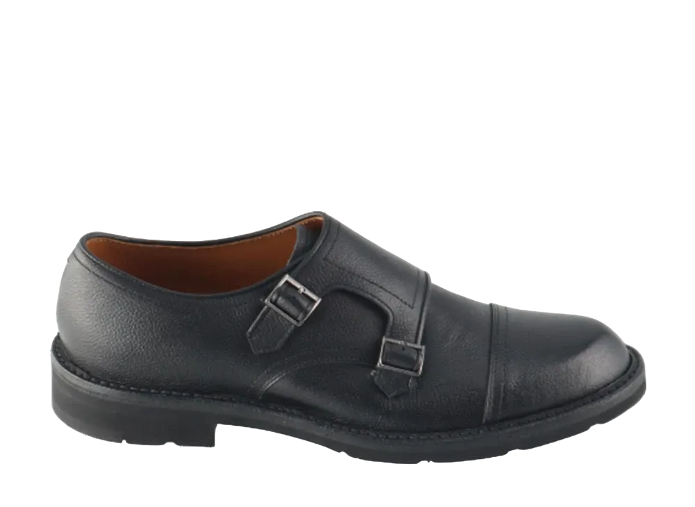 REGAL Monk Strap Calf Leather "Black" 27YRBG