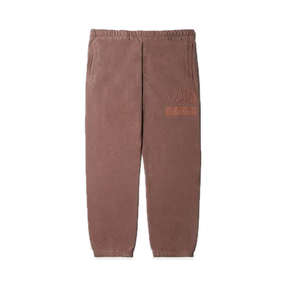 Supreme x The North Face Pigment Printed Sweatpant "Brown"