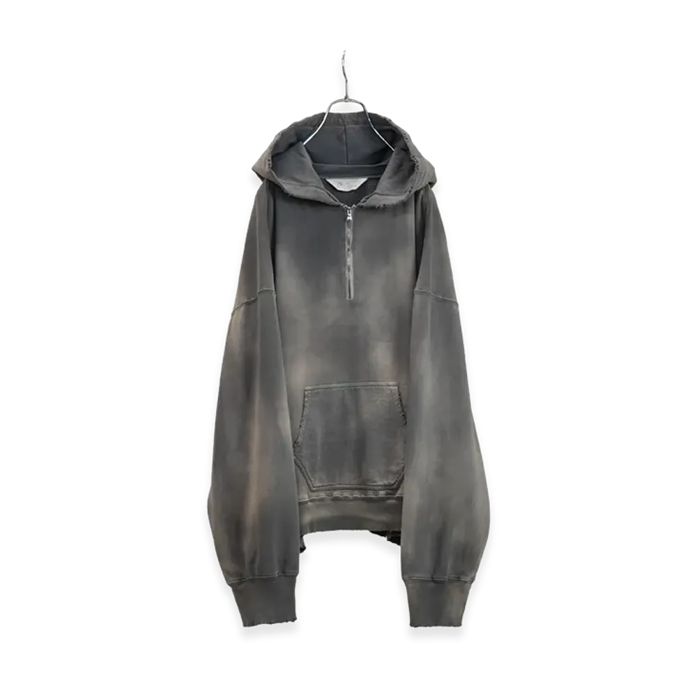 ANCELLM Light Loop Zip Hoodie "Gray"