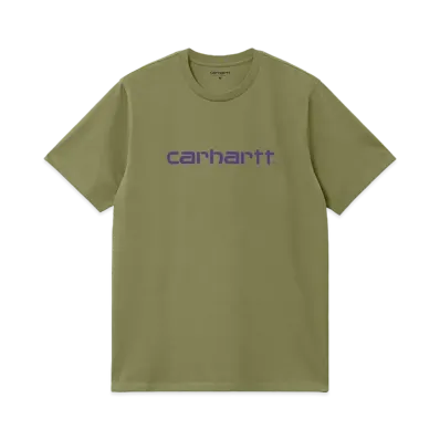 Carhartt WIP S/S Script T-Shirt "Capulet/Aura"