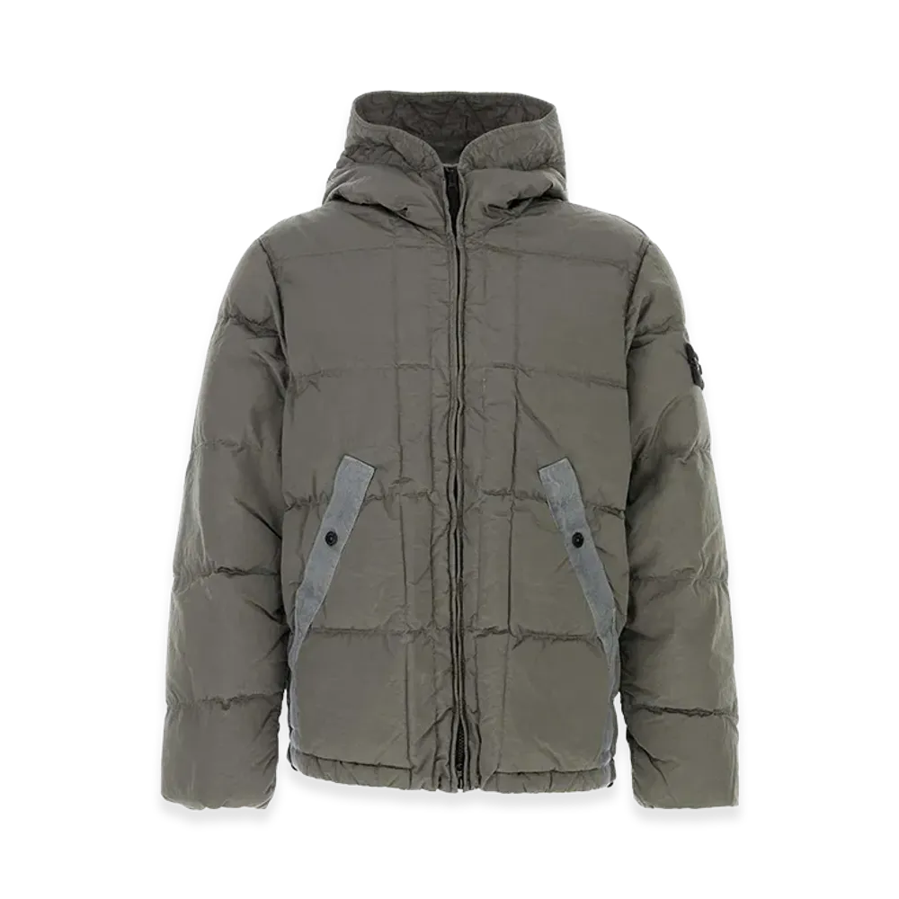 Stone Island Nylon Metal Short Down Jacket "Gray"