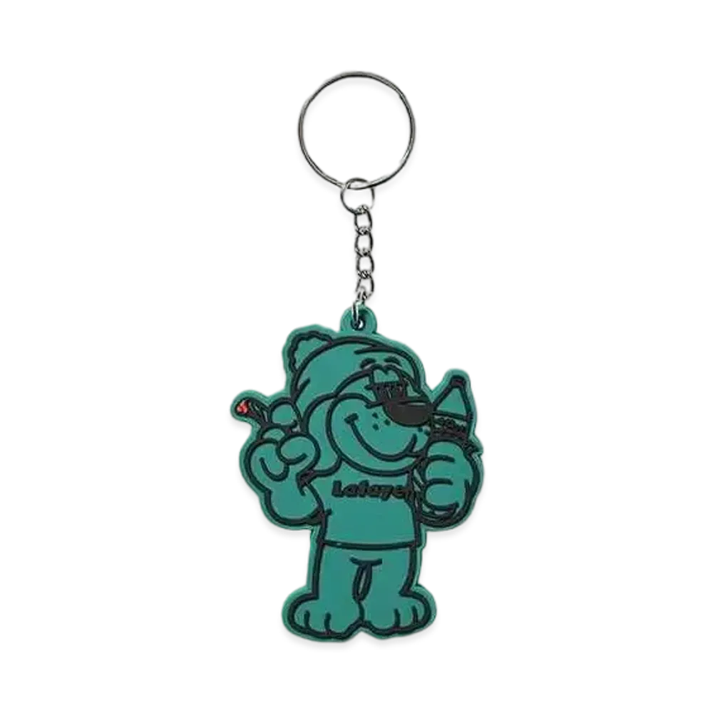 LFYT SMOKING DOG RUBBER KEY CAH "GREEN"