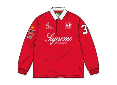 Supreme x La Martina Rugby "Red"