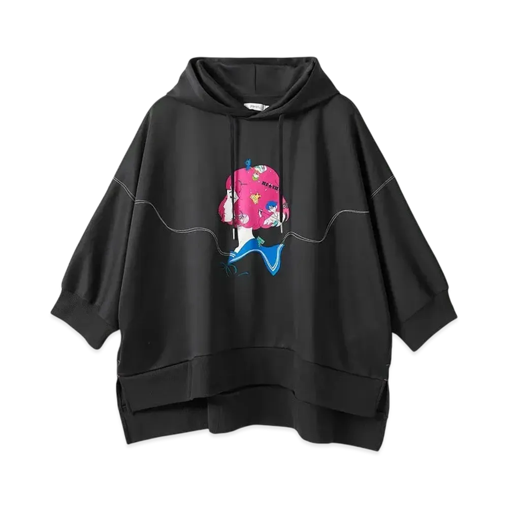 graniph x Yusuke Nakamura Akashi San Ponchi Poncho Parka "Sumikuro"