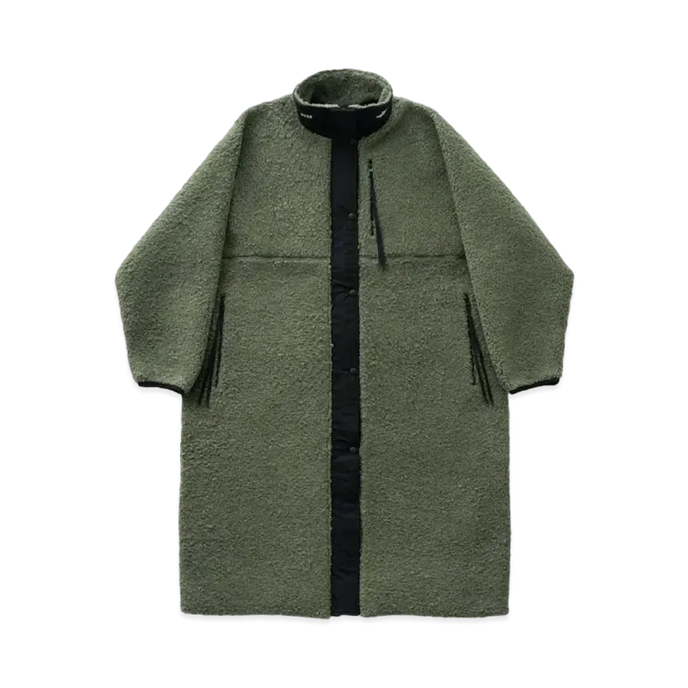 The North Face x HYKE Women's Tec Boa Coat "Olive Drab"
