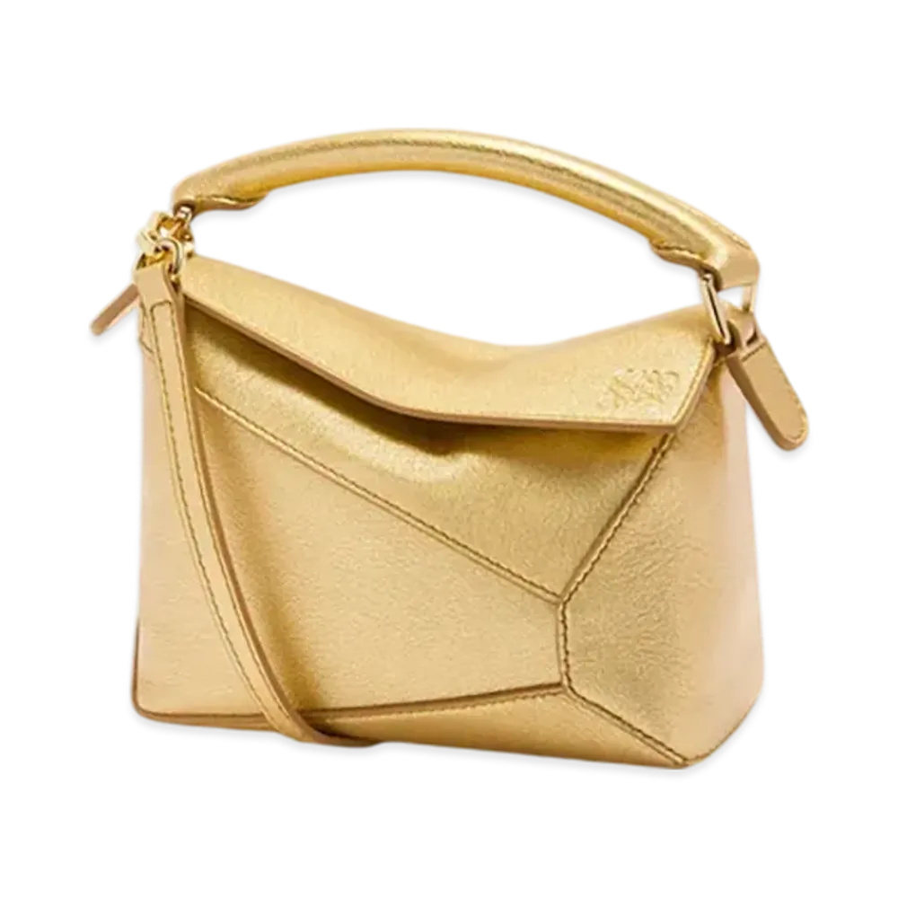 LOEWE Puzzle Edge Bag Mini "Gold"