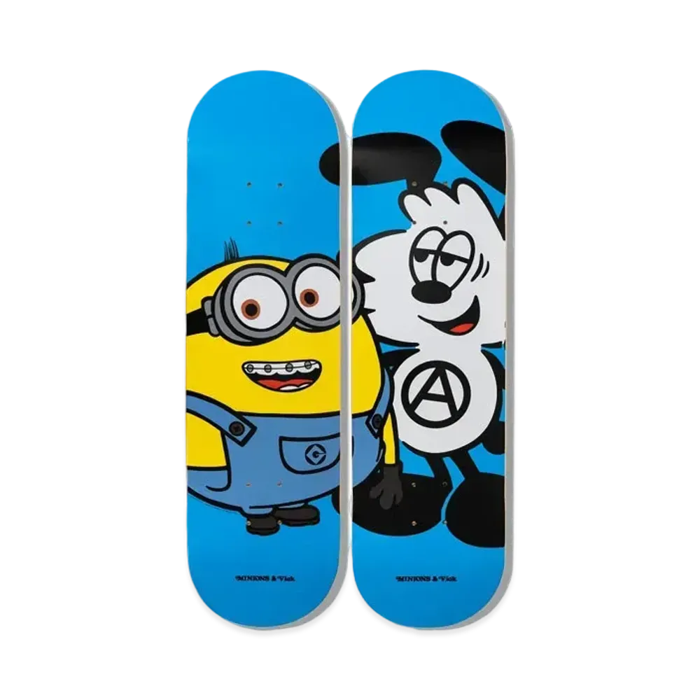 Wasted Youth x MINIONS MINIONS x VICK SKATEBOARD DECK SET "Multi" / VERDY
