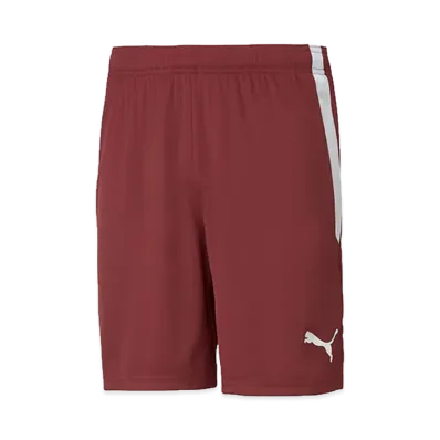 PUMA teamLIGA Match Shorts "Cordovan/Puma White"