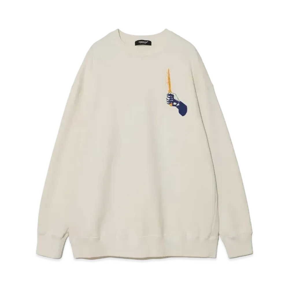 UNDERCOVER x Brigitte Tanaka Cotton sweatshirt pullover "Ivory"