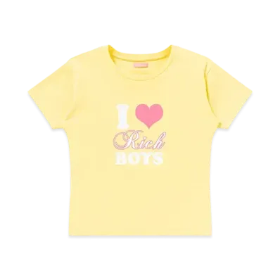 BlackEyePatch Rich Boys Baby Tee "Yellow"