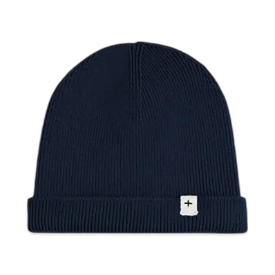 Jil Sander Wool Blend Hat "Navy"