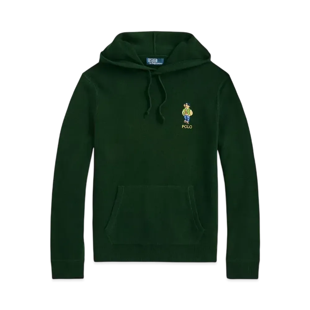 Polo Ralph Lauren Polo Bear Wool Hooded Sweater "Green"